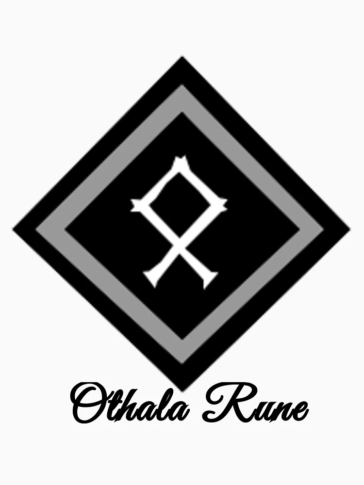 Thumbnail 4 of 4, Racerback Tank Top, Othala Rune designed and sold by WindsofJupiter.