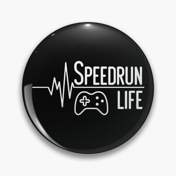 Item preview, Speedrun Life Heartbeat Gamer Controller Design designed and sold by PHRASEandSTYLE.