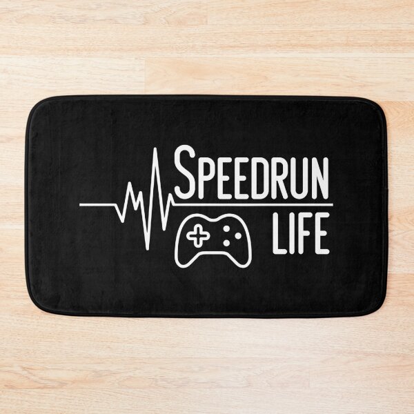 Item preview, Speedrun Life Heartbeat Gamer Controller Design designed and sold by PHRASEandSTYLE.