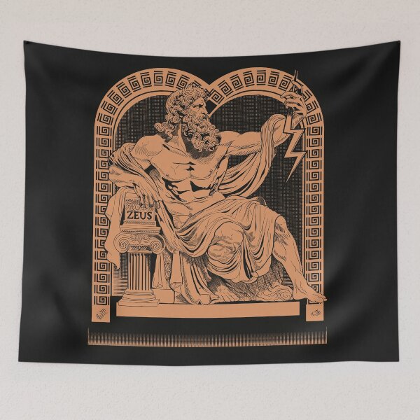 Item preview, greek mythology king of gods zeus designed and sold by CamaleonDesigns.