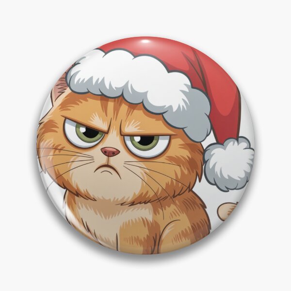 Item preview, Festive? I Guess – Grumpy Christmas Cat designed and sold by Pixel Dynamo.