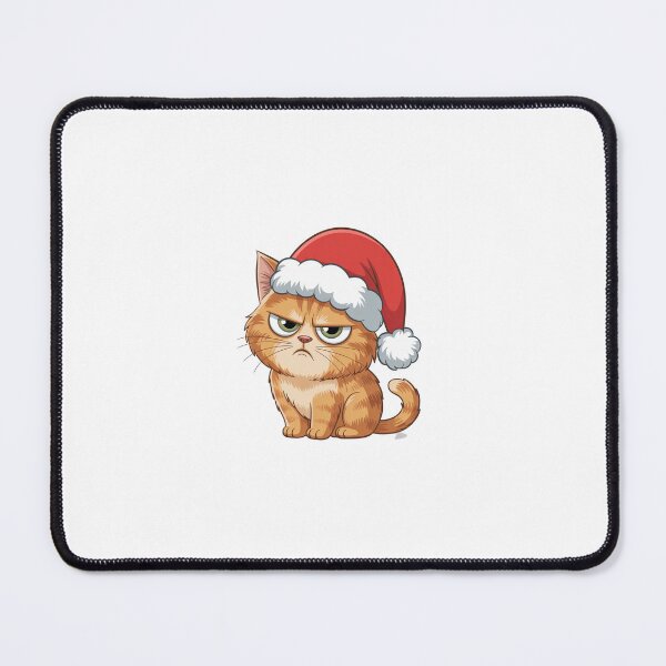 Item preview, Festive? I Guess – Grumpy Christmas Cat designed and sold by Pixel Dynamo.