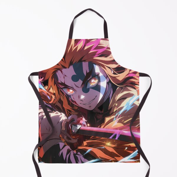 Item preview, Akaza Demon Slayer Anime Fiery Demon Battle Intense Power designed and sold by CarlosBender.