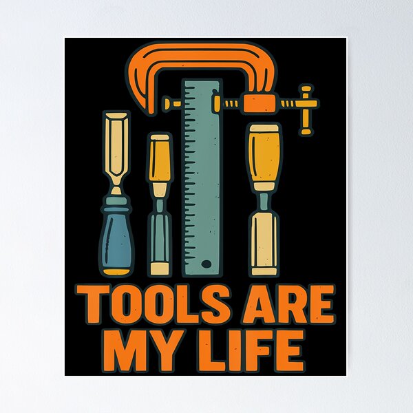 Item preview, Tools Are My Life Woodworker Carpenter Diy Builder Pride designed and sold by TommieJune.
