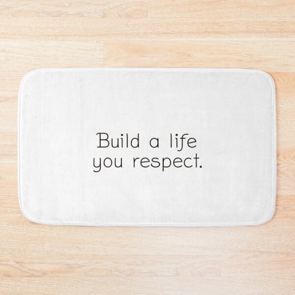 Item preview, Build a Life You Respect – Elegant Minimalist Quote designed and sold by Irene Catchmind.