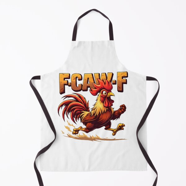 Item preview, F-CAW-F Rooster – Funny Cartoon Chicken with Bold Farmyard Energy designed and sold by SoftyDesigns.