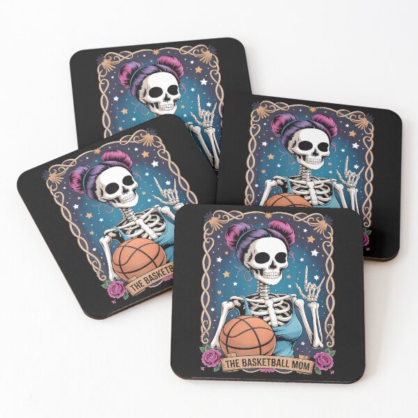 Item preview, The Basketball Mom Tarot Skeleton Funny designed and sold by VivanLaurel.