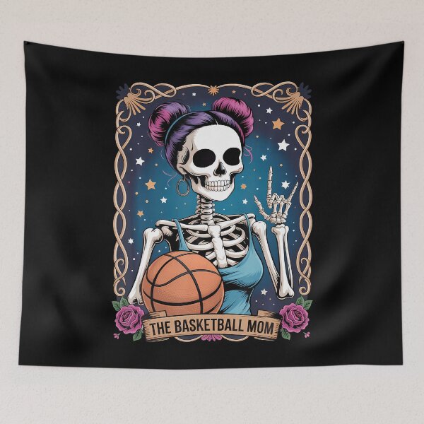Item preview, The Basketball Mom Tarot Skeleton Funny designed and sold by VivanLaurel.