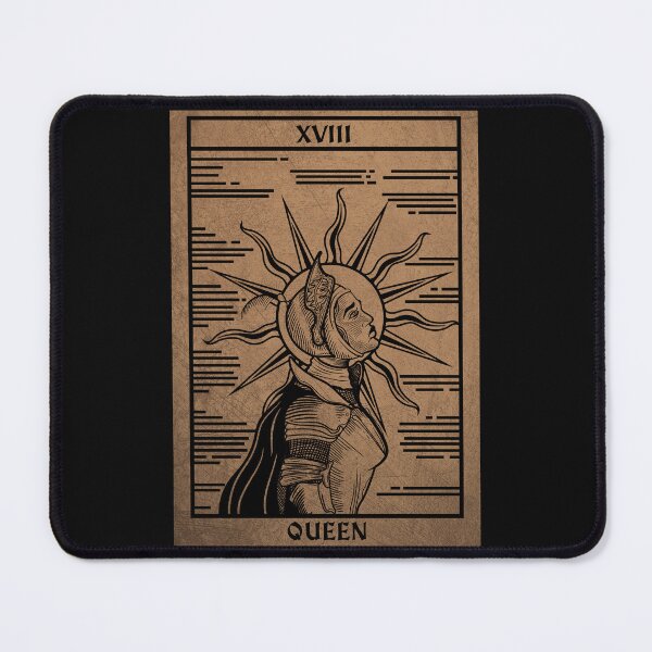 Item preview, medieval templar knight queen tarot card designed and sold by CamaleonDesigns.
