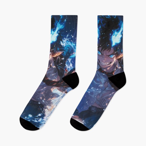 Item preview, Rin Okumura Blue Exorcist Anime Blue Flame Power Night Chaos designed and sold by CarlosBender.