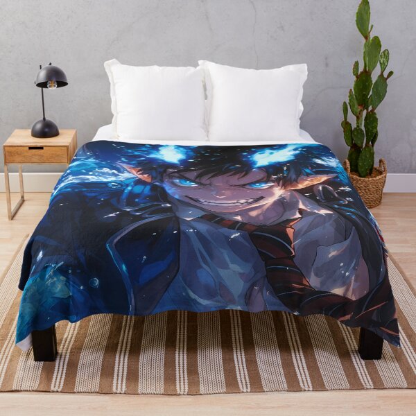 Item preview, Rin Okumura Blue Exorcist Anime Blue Flame Power Night Chaos designed and sold by CarlosBender.