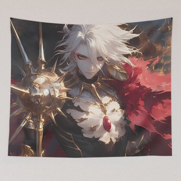 Item preview, Karna Red Lancer Fate Grand Order Anime Heroic Fiery Mythic Sky Bright designed and sold by CarlosBender.