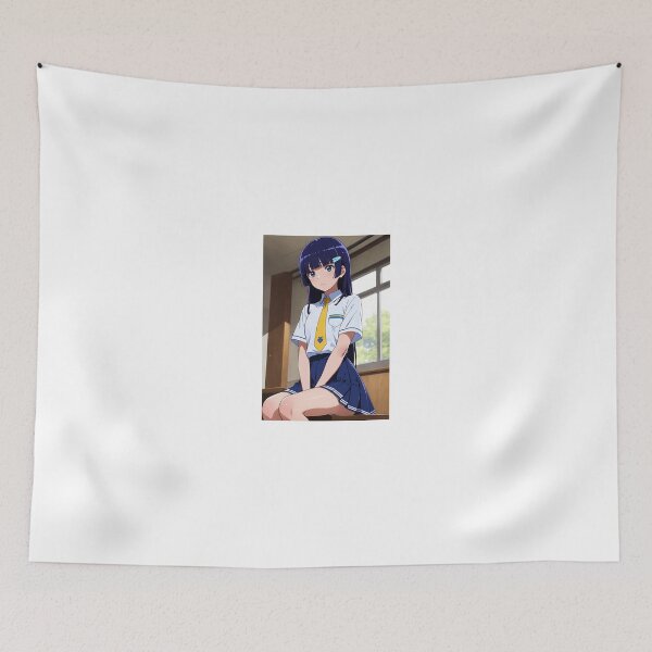 Item preview, Traditional Japanese Schoolgirl: Reika Aoki in Sailor Uniform designed and sold by iloveanimechibi.