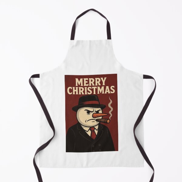 Item preview, Snowman Christmas Art – Funny Mafia Snowman Holiday Design designed and sold by TayShopMT.