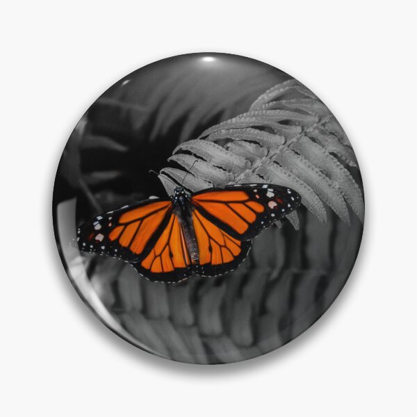 Item preview, Monarch Butterfly on Monochrome Ferns designed and sold by LSC-Prints.