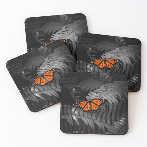Item preview, Monarch Butterfly on Monochrome Ferns designed and sold by LSC-Prints.