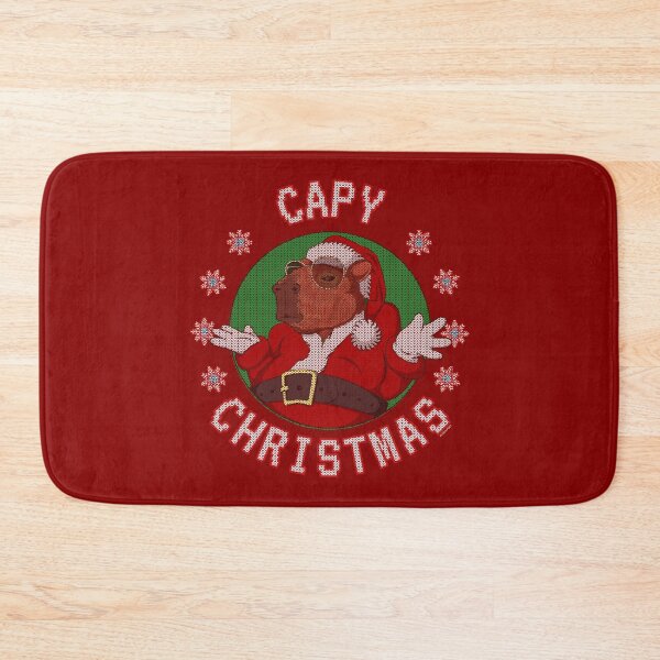Item preview, Capy Christmas – Sassy Holiday Capybara (Ugly Sweater Style) designed and sold by LicencaPoetica.