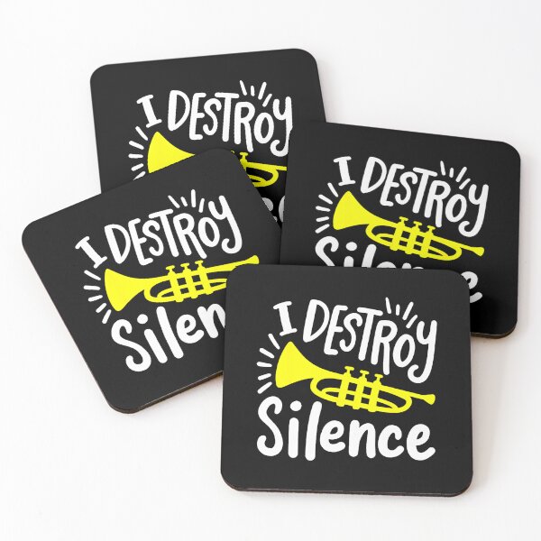 Item preview, Trumpet Player Trumpet I Destroy Silence designed and sold by TommieJune.
