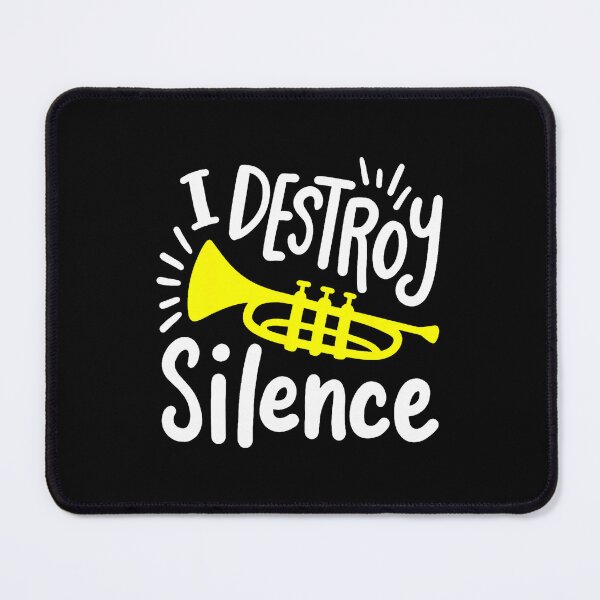 Item preview, Trumpet Player Trumpet I Destroy Silence designed and sold by TommieJune.