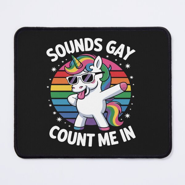 Item preview, Sounds Gay Count Me In Unicorn Dabbing LGBT Pride Month Gay designed and sold by tkhrbika.