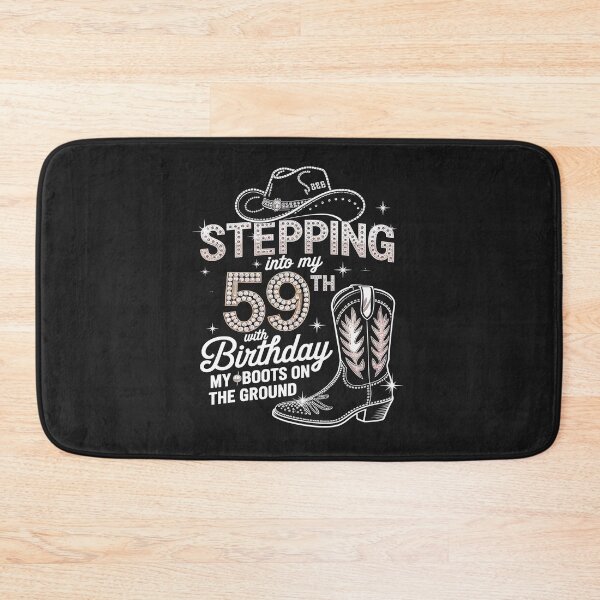 Item preview, Stepping Into My 59th Birthday With My Boots On The Ground designed and sold by tkhrbika.