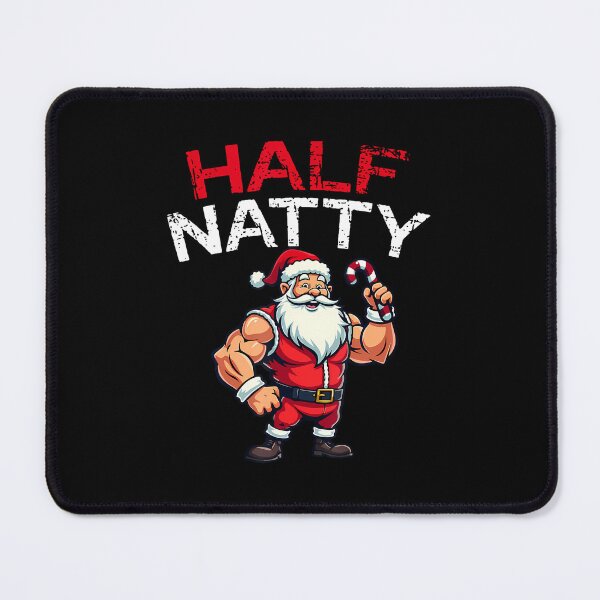 Item preview, Christmas Half Natty Half Natural Steroid Bodybuilder Gym designed and sold by BrandyMegan.