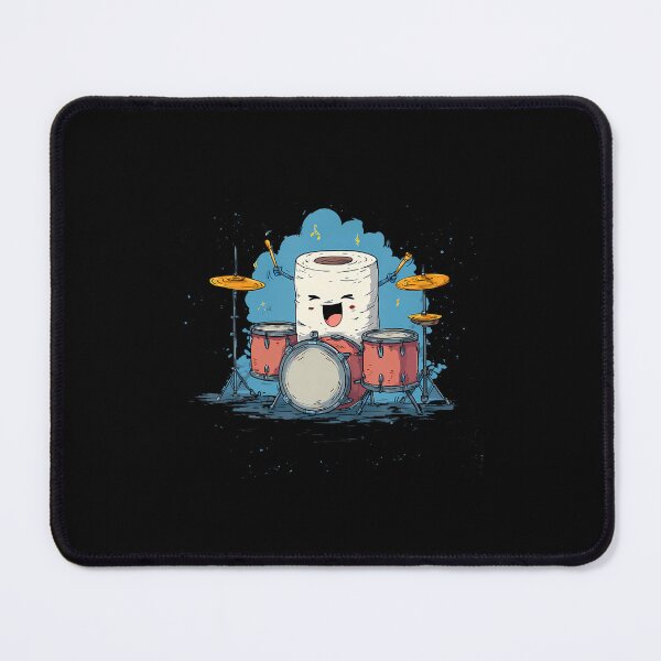 Item preview, Drumming Toilet Paper Graphic For Rock Lovers designed and sold by BeverlyBrenda.