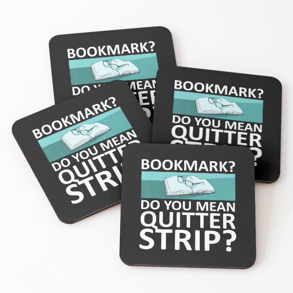 Item preview, Bookmarks Are For Quitters Funny Reading designed and sold by AdellGretchen.