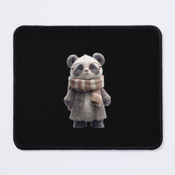 Item preview, Stylish Winter Panda in Cozy Scarf – Cute Animal Art designed and sold by Purti123.