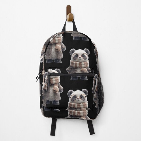 Item preview, Stylish Winter Panda in Cozy Scarf – Cute Animal Art designed and sold by Purti123.
