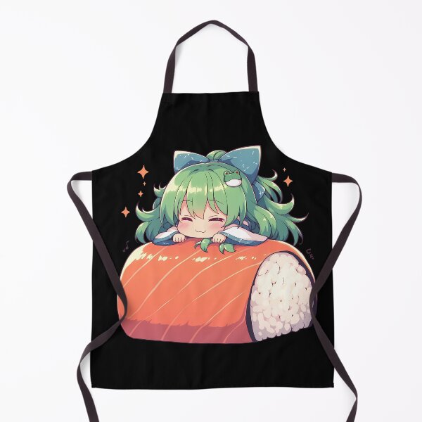 Item preview, Kochiya Sanae Sushi Roll Kawaii Chibi Touhou Anime designed and sold by CarlosBender.