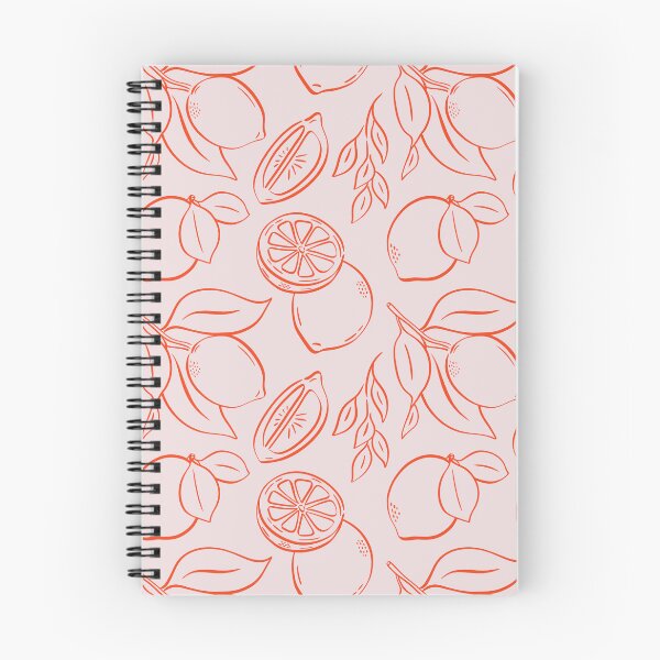 Item preview, Fresh and Minimal Hand-Drawn Lemon Line Art Pattern designed and sold by Olive Lane Creative.