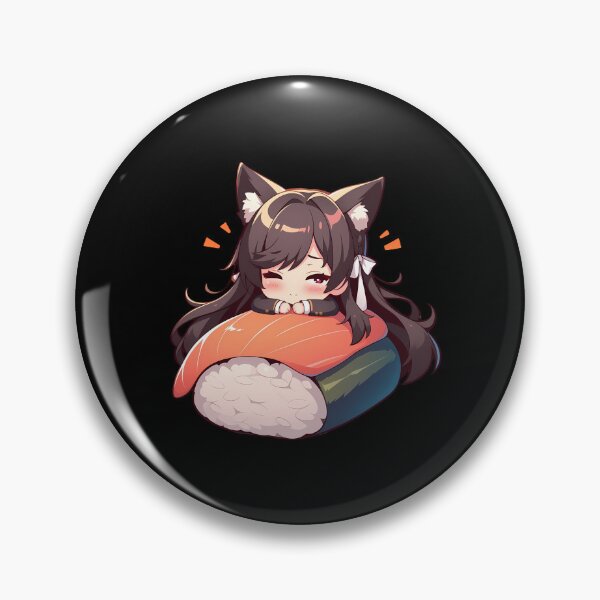 Item preview, Atago Sushi Hug Kawaii Chibi Azur Lane Anime designed and sold by CarlosBender.
