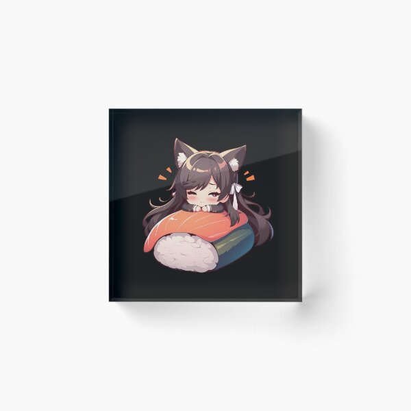 Artikelvorschau, Atago Sushi Hug Kawaii Chibi Azur Lane Anime entworfen und verkauft von CarlosBender.
