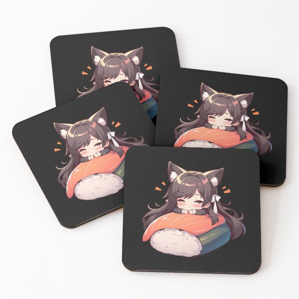 Item preview, Atago Sushi Hug Kawaii Chibi Azur Lane Anime designed and sold by CarlosBender.