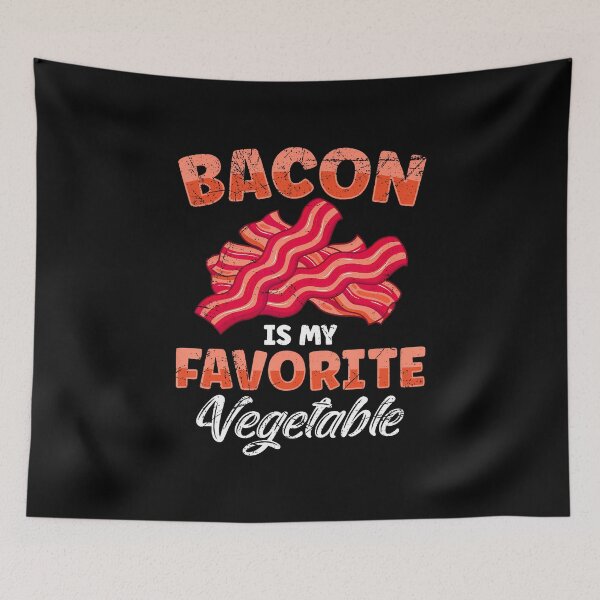 Item preview, Anti Vegan Bacon Is My Favorite Vegetable Funny Bbq designed and sold by DanielleTonia.