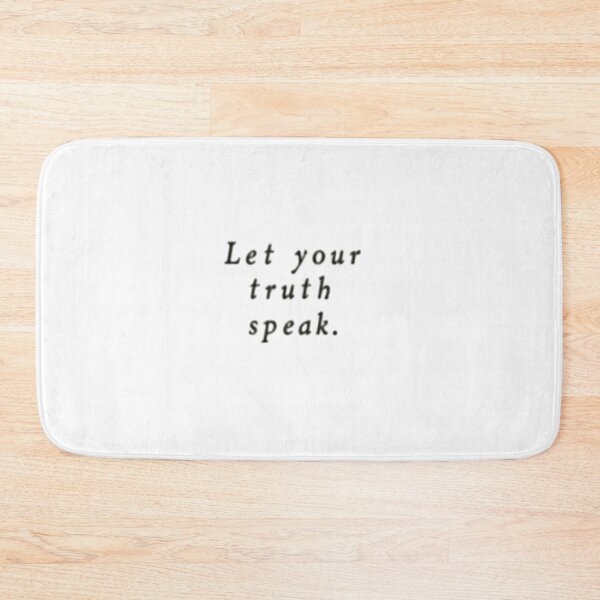 Item preview, Let Your Truth Speak – Scandinavian Typography Quote designed and sold by Irene Catchmind.