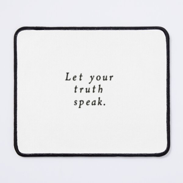 Item preview, Let Your Truth Speak – Scandinavian Typography Quote designed and sold by Irene Catchmind.