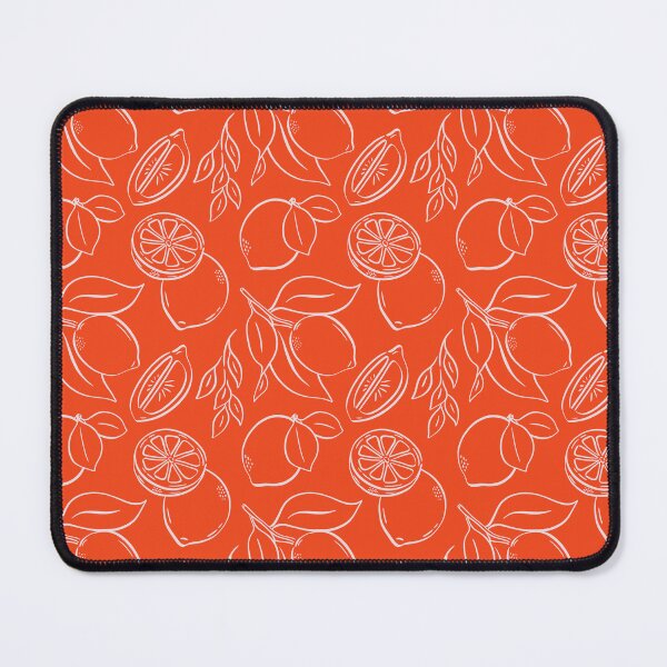 Item preview, Fresh and Minimal Hand-Drawn Lemon Line Art Pattern designed and sold by Olive Lane Creative.