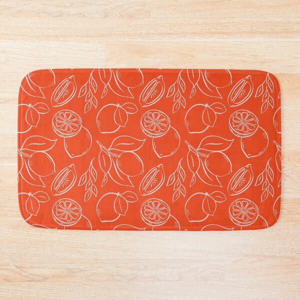 Item preview, Fresh and Minimal Hand-Drawn Lemon Line Art Pattern designed and sold by Olive Lane Creative.
