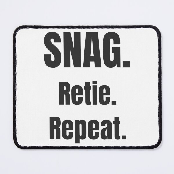 Item preview, SNAG Retie Repeat – SRR Fishing Shirt for Anglers designed and sold by Get-the-net.