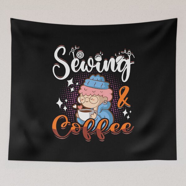 Item preview, Sewing  Coffee Quilting - Sewer Quilters Novelty - Sewing designed and sold by DanielleTonia.