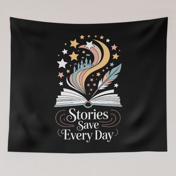 Item preview, Book Lover Bookworm Reader Stories Save Every Day designed and sold by RuthSheila.