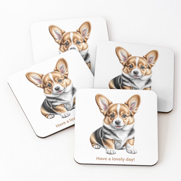 Item preview, Have a lovely day! Corgi designed and sold by herloque.