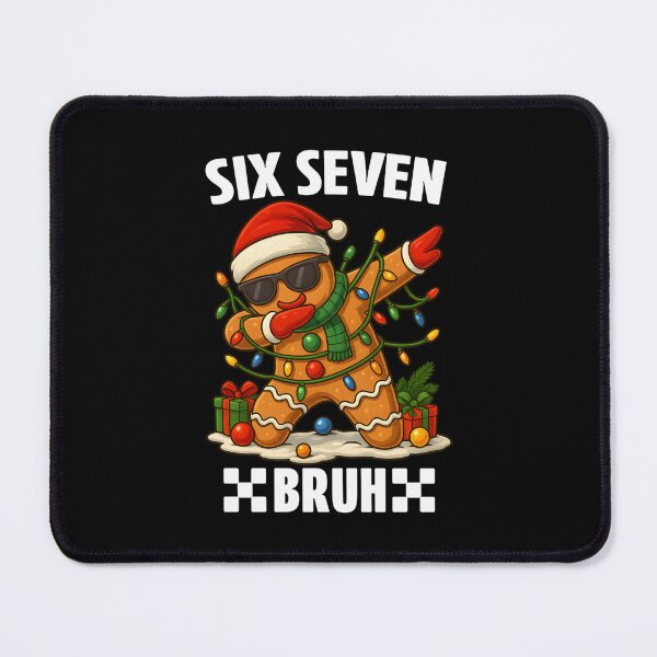 Item preview, 67 Six Seven Bruh Funny Christmas Dabbing Gingerbread Meme  designed and sold by AnitaBice.