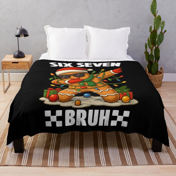 Item preview, 67 Six Seven Bruh Funny Christmas Dabbing Gingerbread Meme  designed and sold by AnitaBice.
