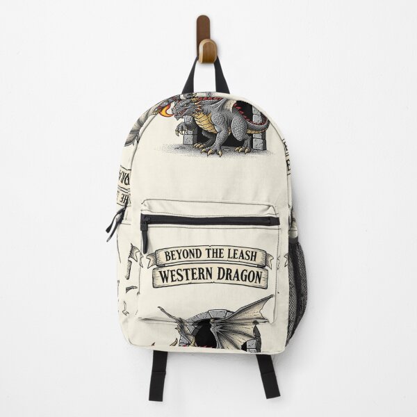 Item preview, Beyond The Leash: Vintage Tattoo Style Western Dragon designed and sold by Creatuer Handling Protocols.
