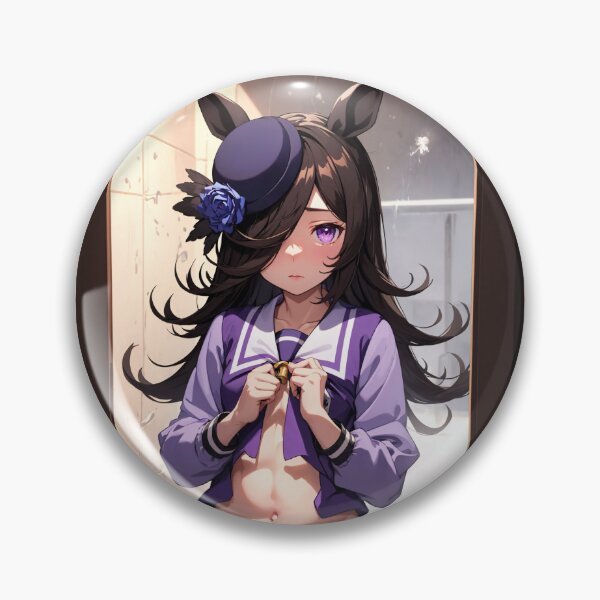Item preview, Umamusume Character Pin-Up: Rice Shower in Sailor Uniform designed and sold by iloveanimechibi.