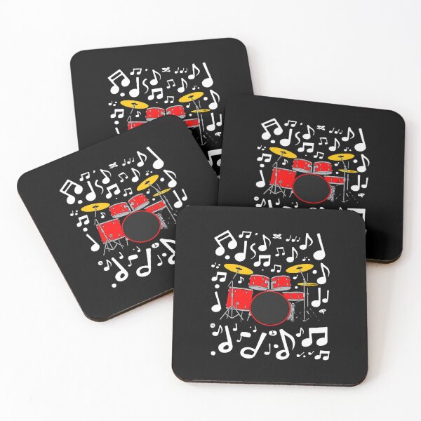 Item preview, Drums Musical Notes Drummer Music Teacher Percussionist designed and sold by LinlinsDemons.