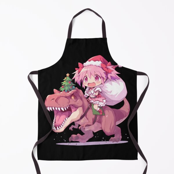 Item preview, Madoka Kaname Magia Record Christmas Chibi Kawaii T-Rex Santa Claus Anime designed and sold by CarlosBender.